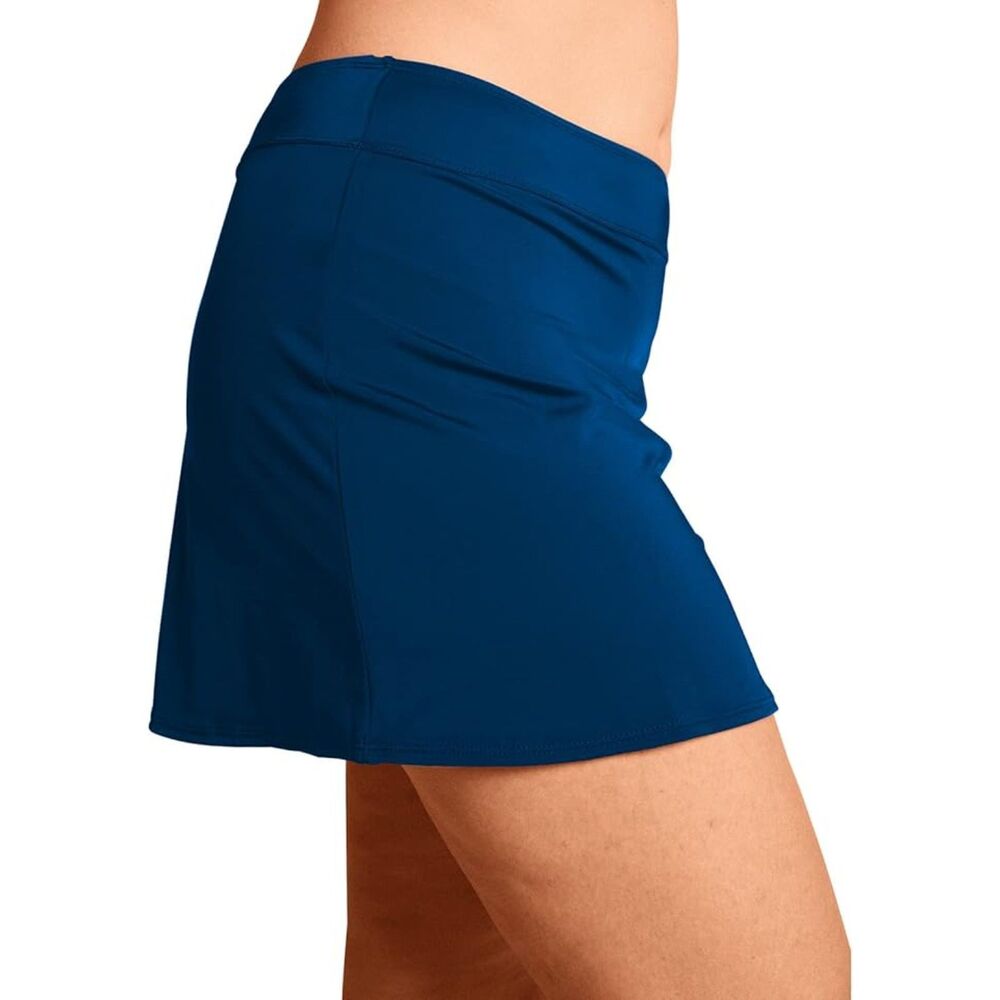 Keeprone Swim Skirt Mid Waist Long Skirted Swimwear Bikini Tankini Bottom Sz 24